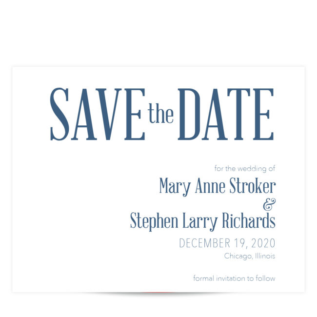 Navy Save the Date