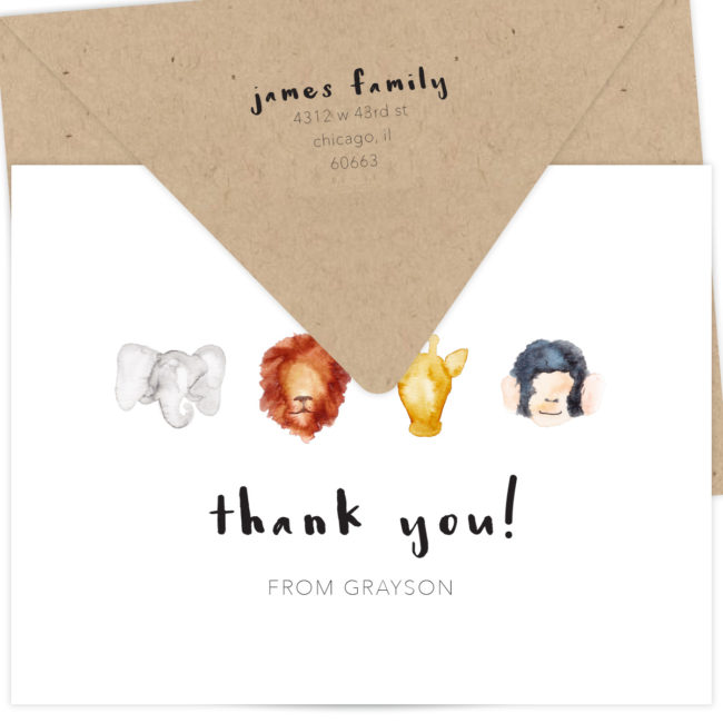 birthday thank you cards