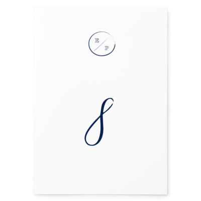 Navy Grace Table Numbers